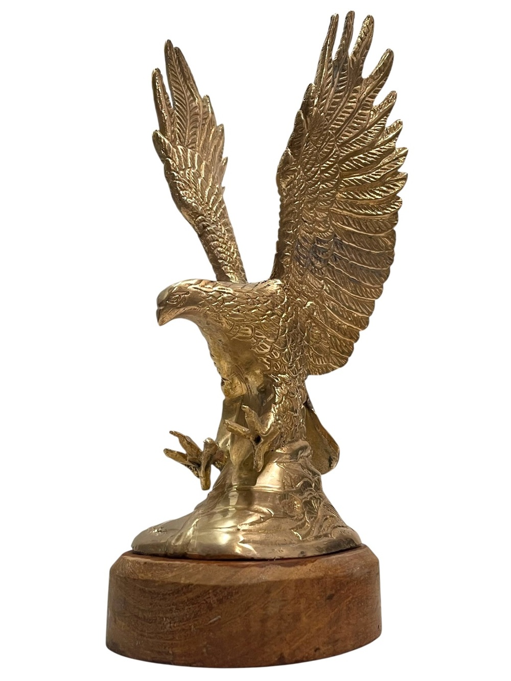 Vintage 1970s Gatco San Francisco 9.5" Solid Brass American Bald Eagle Statue